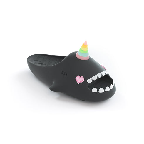 Sharkicks Pro - Unicornio, Ojos de Corazón Pixelados
